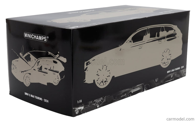 BMW 5-SERIES i5 M60 Touring (G61) SW Station Wagon 2024 1:18 Minichamps biela metalická