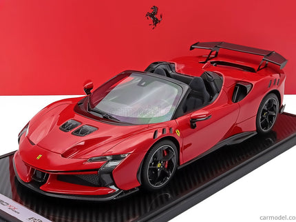 Ferrari SF90 XX Stradale Spider 2024 1:12 BBR Models ROSSO CORSA - RED BLACK