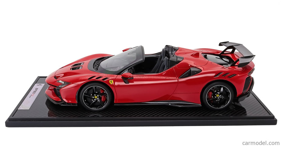 Ferrari SF90 XX Stradale Spider 2024 1:12 BBR Models ROSSO CORSA - RED BLACK