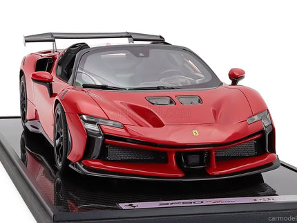 Ferrari SF90 XX Stradale Spider 2024 1:12 BBR Models ROSSO CORSA - RED BLACK