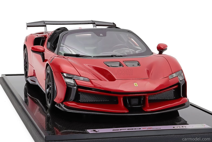 Ferrari SF90 XX Stradale Spider 2024 1:12 BBR Models ROSSO CORSA - RED BLACK