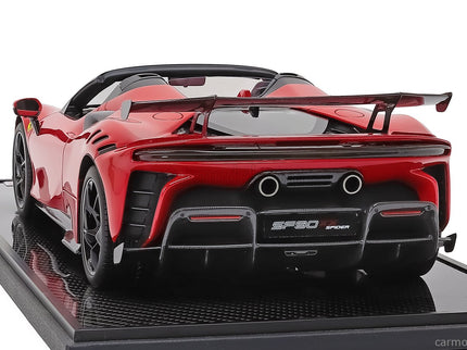 Ferrari SF90 XX Stradale Spider 2024 1:12 BBR Models ROSSO CORSA - RED BLACK