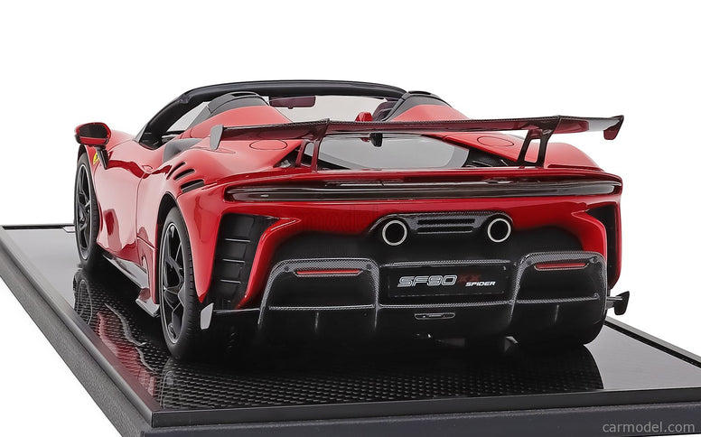 Ferrari SF90 XX Stradale Spider 2024 1:12 BBR Models ROSSO CORSA - RED BLACK