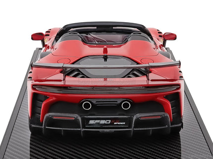 Ferrari SF90 XX Stradale Spider 2024 1:12 BBR Models ROSSO CORSA - RED BLACK
