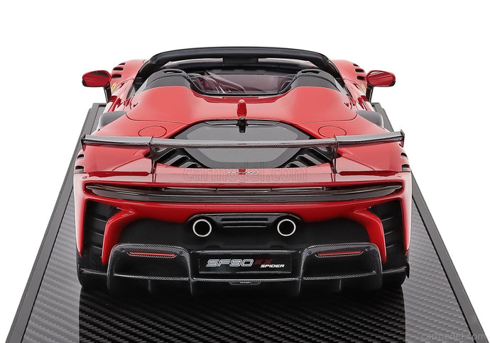 Ferrari SF90 XX Stradale Spider 2024 1:12 BBR Models ROSSO CORSA - RED BLACK