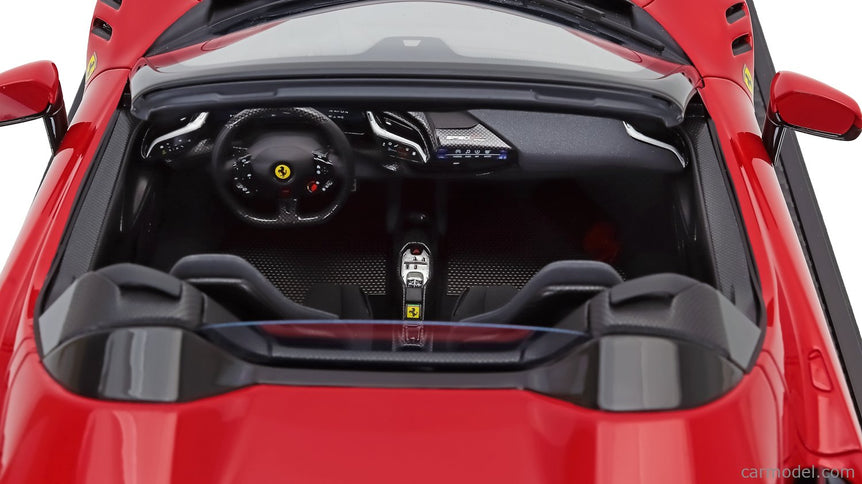 Ferrari SF90 XX Stradale Spider 2024 1:12 BBR Models ROSSO CORSA - RED BLACK