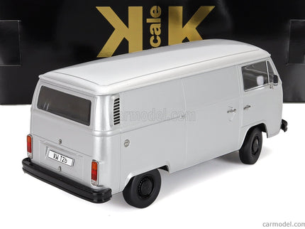 Volkswagen T2b Delivery Van 1972 1:18 KK Scale strieborná