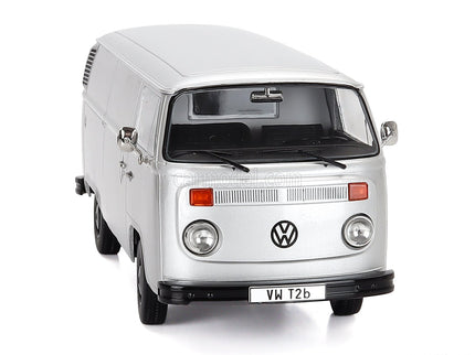 Volkswagen T2b Delivery Van 1972 1:18 KK Scale strieborná