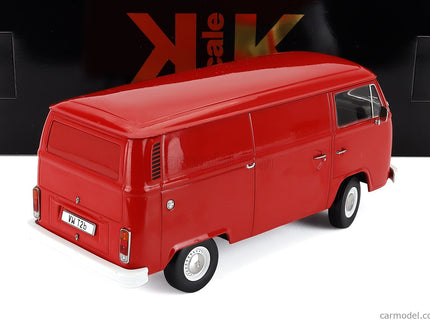Volkswagen T2b Delivery Van 1972 1:18 KK Scale červená