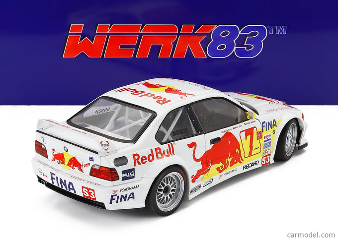 BMW 3-SERIES M3 GTR (E36) N°7 24h Daytona 1997 Dieter Quester - Marc Duez - Markus Oestreich - Boris Said 1:18 Werk83 biela červená žltá