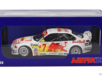 BMW 3-SERIES M3 GTR (E36) N°7 24h Daytona 1997 Dieter Quester - Marc Duez - Markus Oestreich - Boris Said 1:18 Werk83 biela červená žltá
