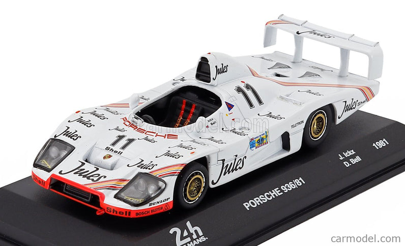 Porsche Type 935 936/81 2.3L Turbo FLAT-6 Team Porsche System N°11 Víťaz 24h Le Mans 1981 Jacky Ickx - Derek Bell 1:43 Edicola biela