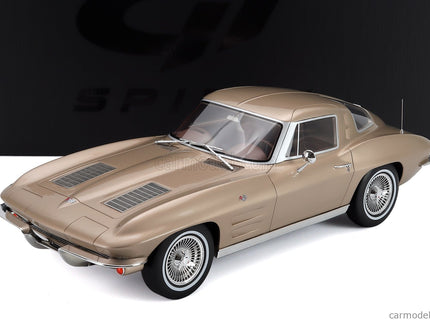 Chevrolet Corvette C2 Coupe 1963 1:12 GT Spirit hnedá metalická