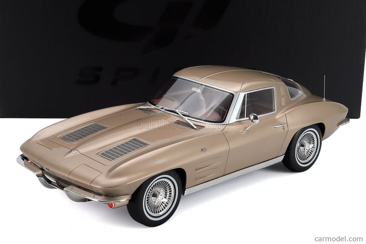Chevrolet Corvette C2 Coupe 1963 1:12 GT Spirit hnedá metalická