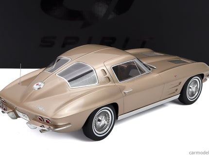 Chevrolet Corvette C2 Coupe 1963 1:12 GT Spirit hnedá metalická