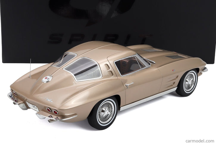 Chevrolet Corvette C2 Coupe 1963 1:12 GT Spirit hnedá metalická