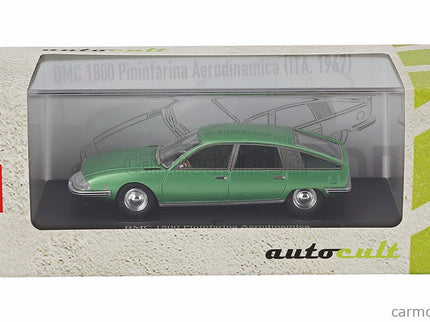 BMC 1800 Pininfarina Aerodinamica Italy 1967 1:43 Autocult zelená