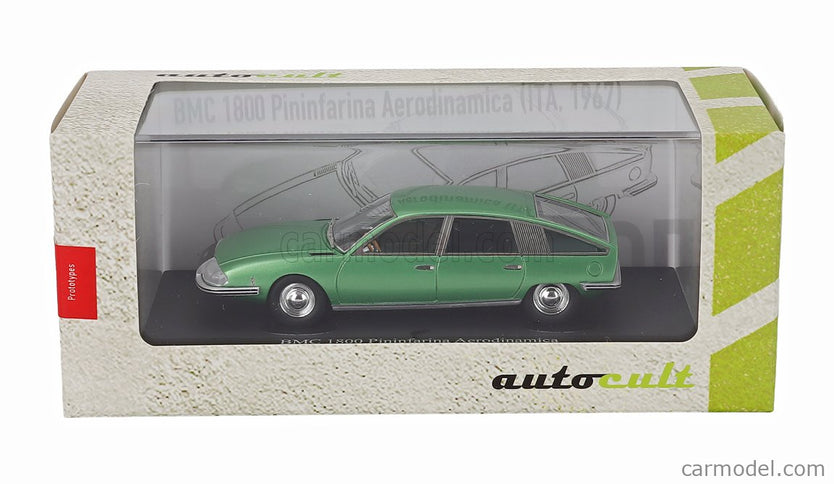 BMC 1800 Pininfarina Aerodinamica Italy 1967 1:43 Autocult zelená