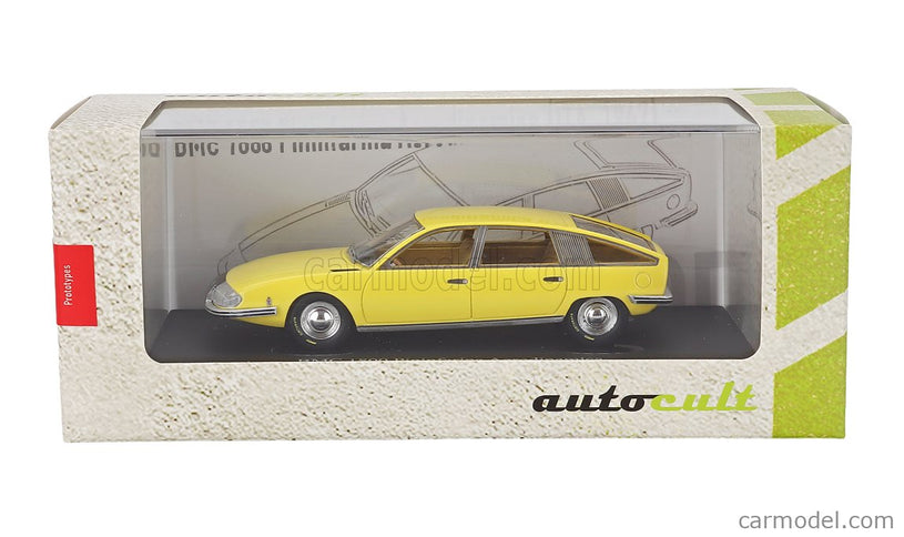 BMC 1800 Pininfarina Aerodinamica Italy 1967 1:43 Autocult žltá
