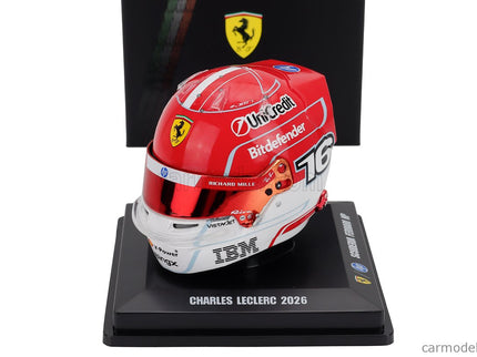 Bell Helmet Helma F1 Charles Leclerc Team Ferrari HP N°16 Sezóna 2026 1:5 Looksmart červená biela