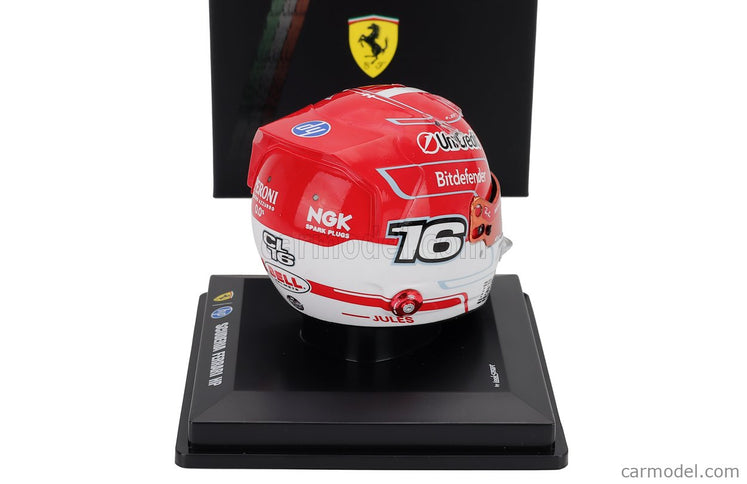 Bell Helmet Helma F1 Charles Leclerc Team Ferrari HP N°16 Sezóna 2026 1:5 Looksmart červená biela