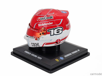 Bell Helmet Helma F1 Charles Leclerc Team Ferrari HP N°16 Sezóna 2026 1:5 Looksmart červená biela