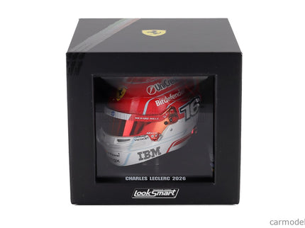 Bell Helmet Helma F1 Charles Leclerc Team Ferrari HP N°16 Sezóna 2026 1:5 Looksmart červená biela