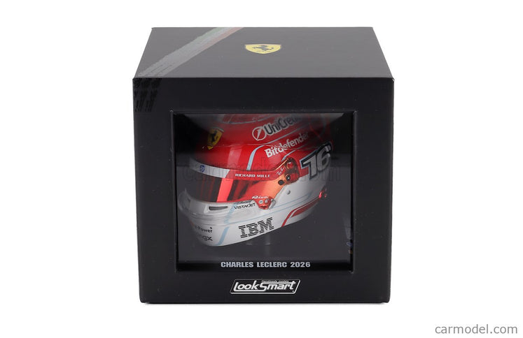 Bell Helmet Helma F1 Charles Leclerc Team Ferrari HP N°16 Sezóna 2026 1:5 Looksmart červená biela