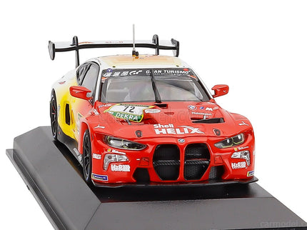 BMW 4-SERIES M4 GT3 3.0L Twin Turbo Team Bmw Rmg N°72 3. Miesto 24h Nurburgring 2024 Dan Harper - Max Hesse - Charles Weerts 1:43 Minichamps červená žltá biela