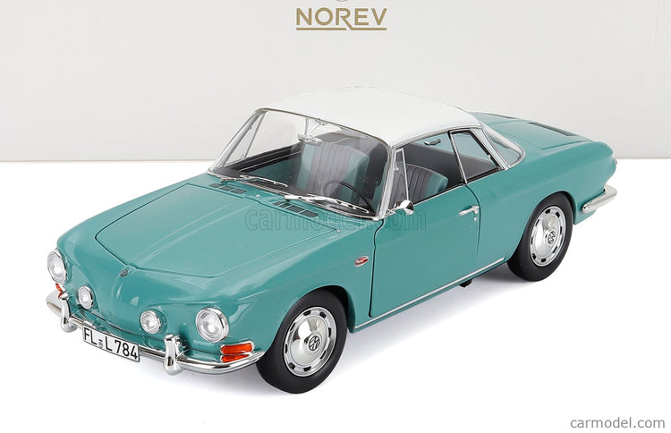 Volkswagen Karmann Ghia Type 34 Coupe 1961 1:18 Norev Pacific zelená biela