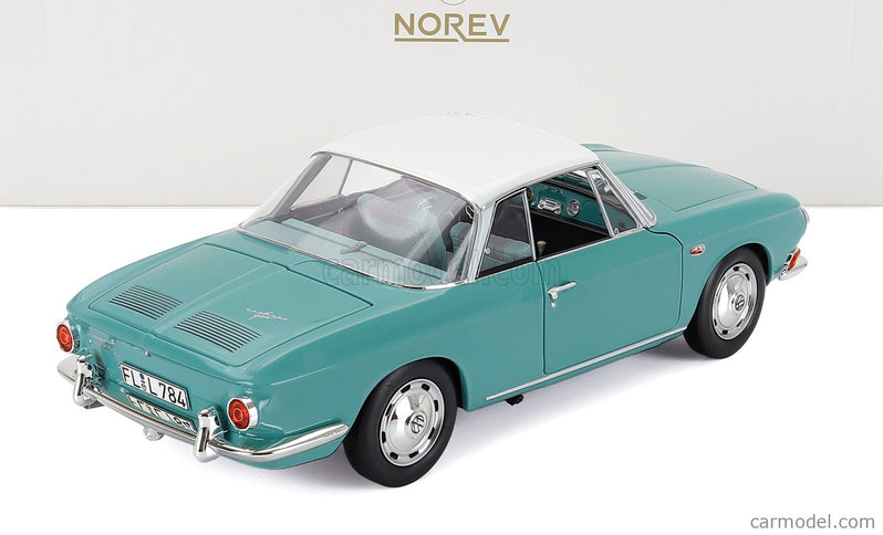 Volkswagen Karmann Ghia Type 34 Coupe 1961 1:18 Norev Pacific zelená biela