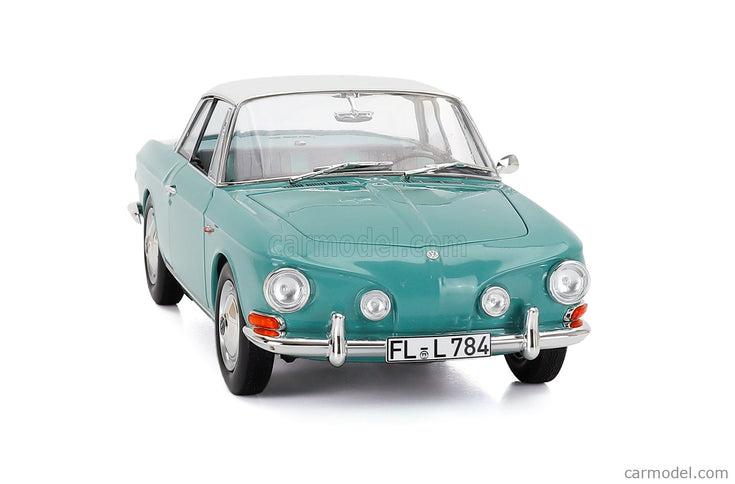 Volkswagen Karmann Ghia Type 34 Coupe 1961 1:18 Norev Pacific zelená biela