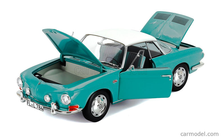 Volkswagen Karmann Ghia Type 34 Coupe 1961 1:18 Norev Pacific zelená biela