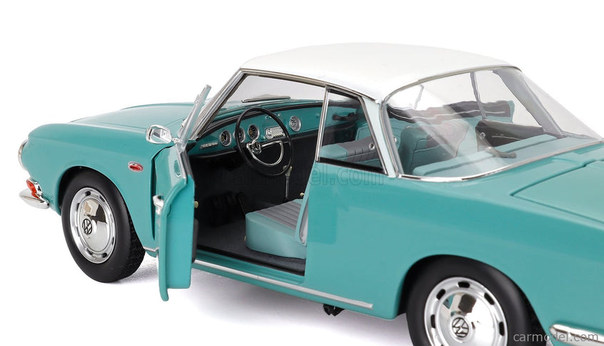 Volkswagen Karmann Ghia Type 34 Coupe 1961 1:18 Norev Pacific zelená biela