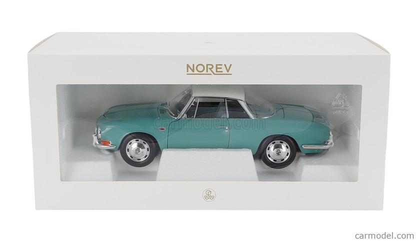 Volkswagen Karmann Ghia Type 34 Coupe 1961 1:18 Norev Pacific zelená biela