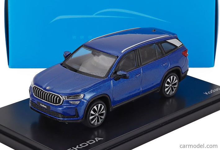 Skoda Kodiaq II 2023 1:43 Abrex modrá Race metalická