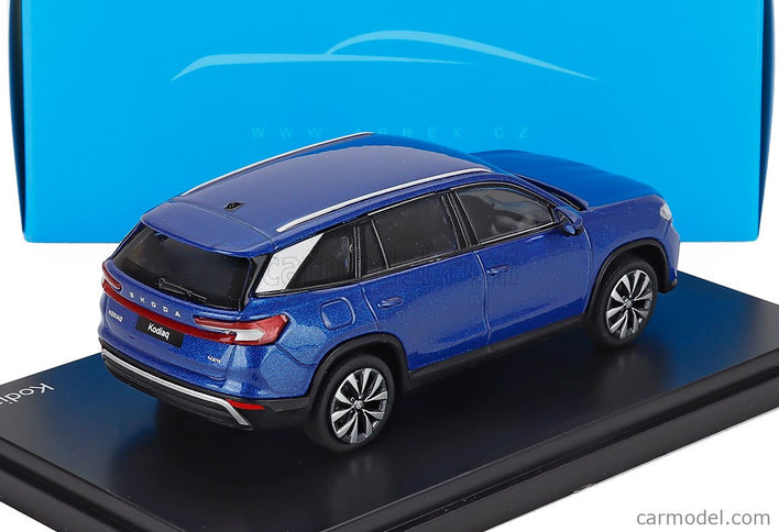 Skoda Kodiaq II 2023 1:43 Abrex modrá Race metalická
