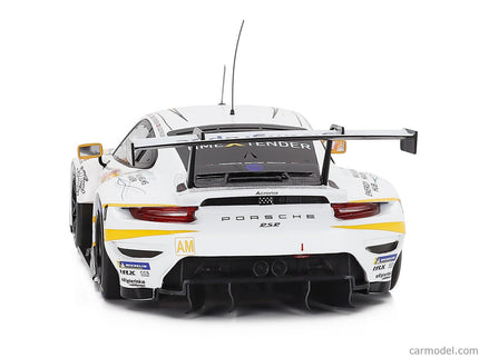 Porsche 911 991 RSR-19 4.2L Team PROJECT-1 N°46 24h Le Mans 2022 Matteo Cairoli - Mikkel Pedersen - Nicolas Leutwiler 1:18 IXO Models biela
