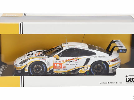 Porsche 911 991 RSR-19 4.2L Team PROJECT-1 N°46 24h Le Mans 2022 Matteo Cairoli - Mikkel Pedersen - Nicolas Leutwiler 1:18 IXO Models biela