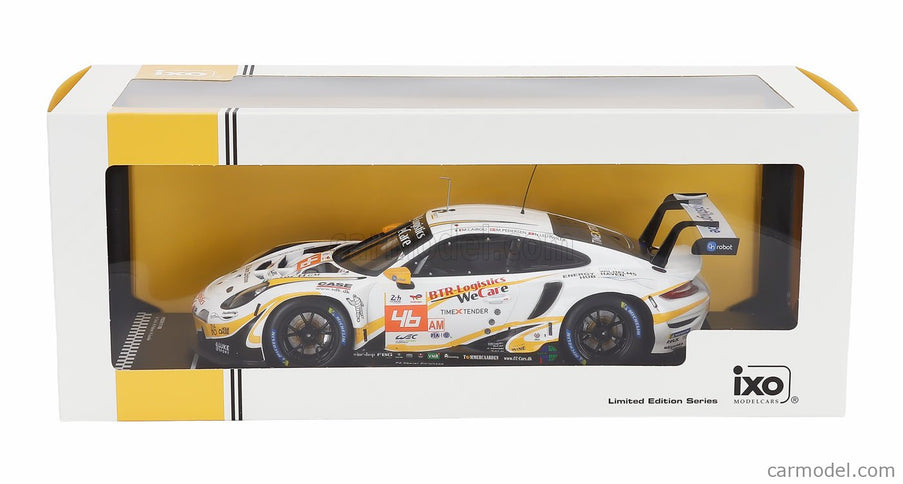 Porsche 911 991 RSR-19 4.2L Team PROJECT-1 N°46 24h Le Mans 2022 Matteo Cairoli - Mikkel Pedersen - Nicolas Leutwiler 1:18 IXO Models biela