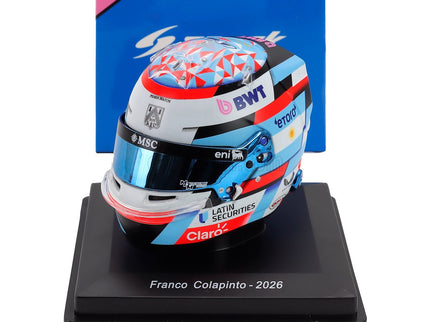 Bell Helmet Helma F1 Franco Colapinto Team Bwt Alpine N°43 Sezóna 2026 1:5 Spark Model rôzne farby