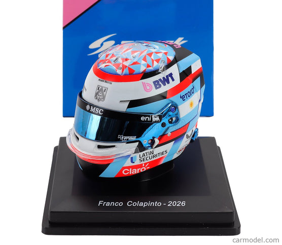 Bell Helmet Helma F1 Franco Colapinto Team Bwt Alpine N°43 Sezóna 2026 1:5 Spark Model rôzne farby