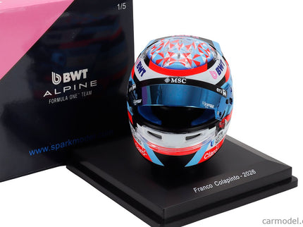 Bell Helmet Helma F1 Franco Colapinto Team Bwt Alpine N°43 Sezóna 2026 1:5 Spark Model rôzne farby