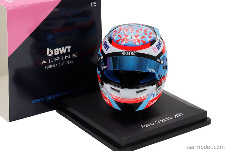 Bell Helmet Helma F1 Franco Colapinto Team Bwt Alpine N°43 Sezóna 2026 1:5 Spark Model rôzne farby
