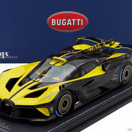 Bugatti Bolide W16.4 8.0 Four-Turbo 1850hp 500km/h 2020 1:18 MR Models žltá čierna