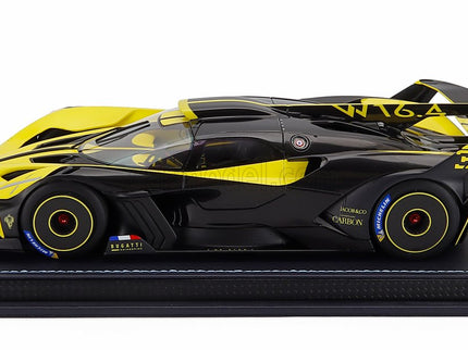 Bugatti Bolide W16.4 8.0 Four-Turbo 1850hp 500km/h 2020 1:18 MR Models žltá čierna