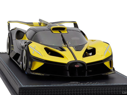 Bugatti Bolide W16.4 8.0 Four-Turbo 1850hp 500km/h 2020 1:18 MR Models žltá čierna