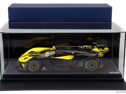 Bugatti Bolide W16.4 8.0 Four-Turbo 1850hp 500km/h 2020 1:18 MR Models žltá čierna