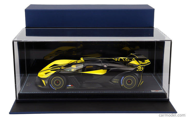 Bugatti Bolide W16.4 8.0 Four-Turbo 1850hp 500km/h 2020 1:18 MR Models žltá čierna