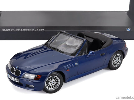 BMW Z3 Roadster Cabriolet 1999 1:18 Minichamps modrá metalická